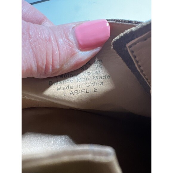 Franco Sarto Larielle Wedge Ankle Boots Booties Taupe Suede Women’s Size 9 - Picture 10 of 10